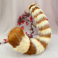 red panda tail,Artificial Fur-ears and tail