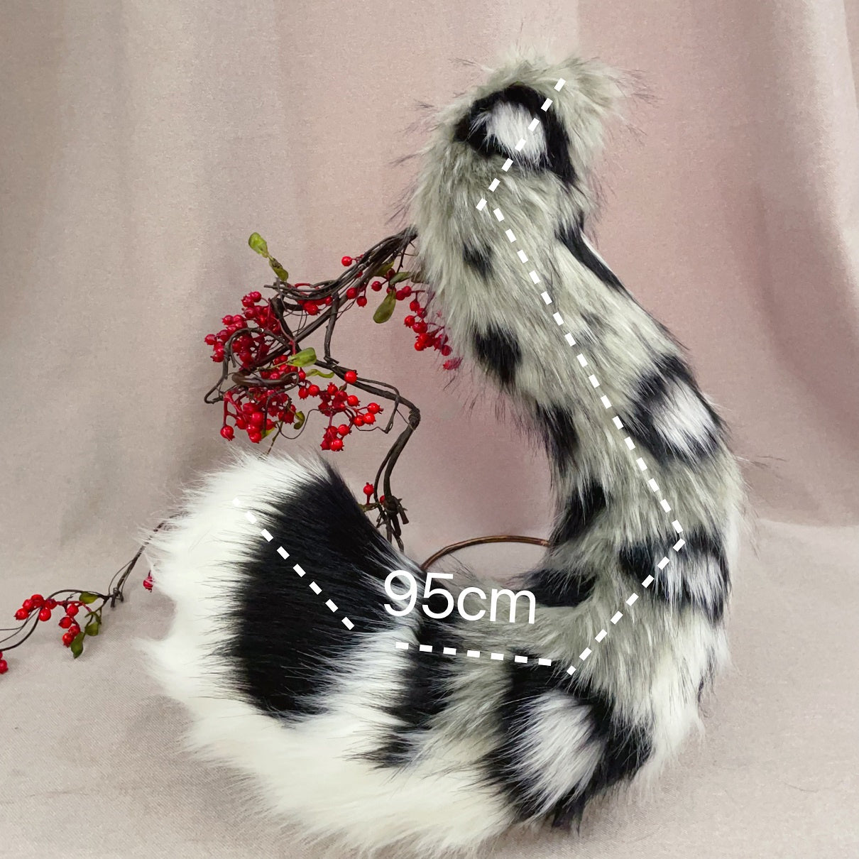 leopard ears and tail,Artificial Fur