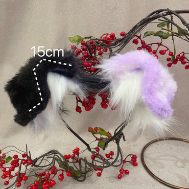 dog ears and tail,Artificial Fur-Plush Ears and Tail