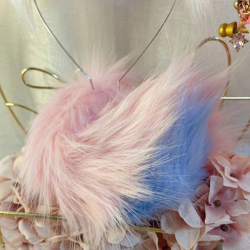 Unicorn horn,Artificial Fur-Ears and Tail