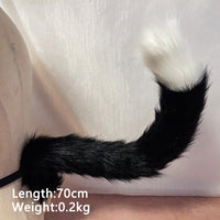 black cat costume，Artificial fur-ears,  tails,  claws,  shoes