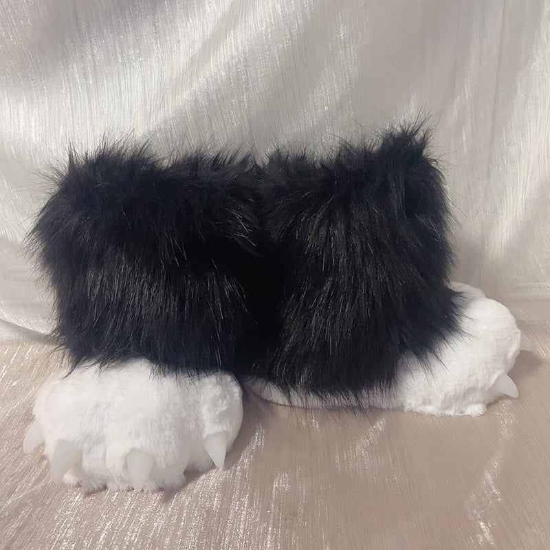 black cat costume，Artificial fur-ears,  tails,  claws,  shoes