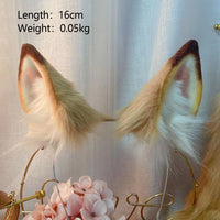 yellow fox,Artificial Fur-Ears and Tail