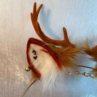 elk plush,Artificial Fur-Ears and Tail