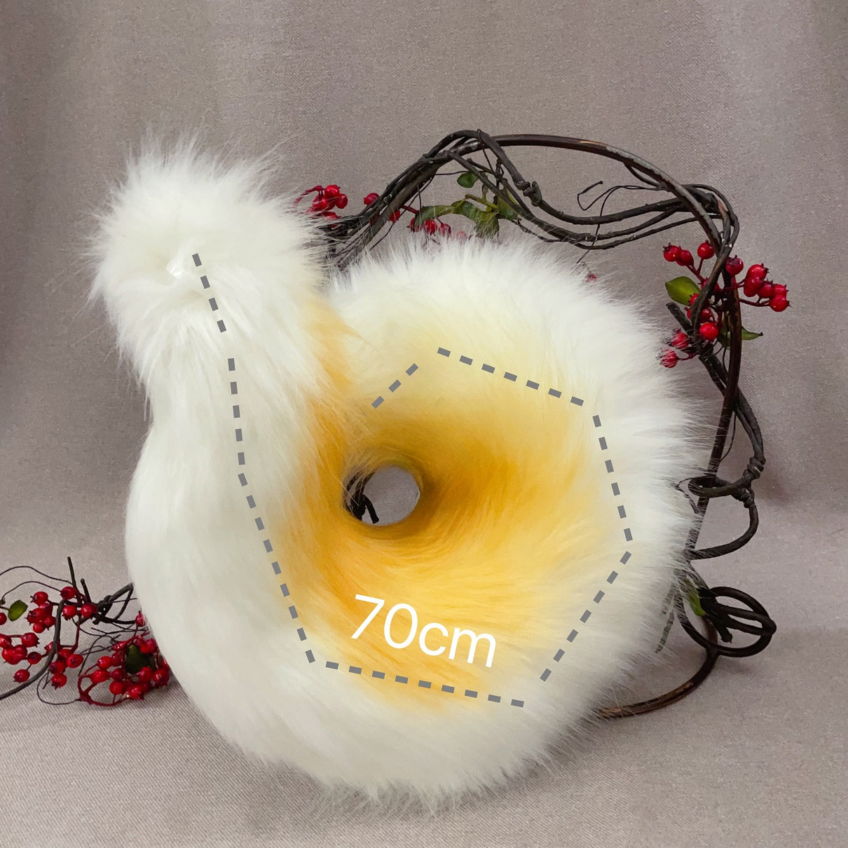 dog costume ears and tail,Artificial Fur