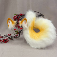 dog costume ears and tail,Artificial Fur