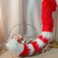 christmas costume cat,Artificial Fur-Plush Ears and Tail