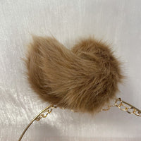 Brown rabbit ears and tail,Artificial Fur-Ears and Tail