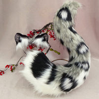 leopard ears and tail,Artificial Fur