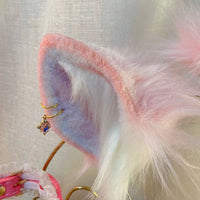 Unicorn horn,Artificial Fur-Ears and Tail