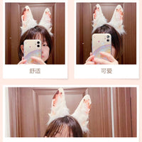 cute mouse ears,Artificial Fur-spot，Beast ears and tail