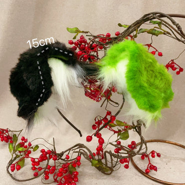 dog ears and tail costume,Artificial Fur