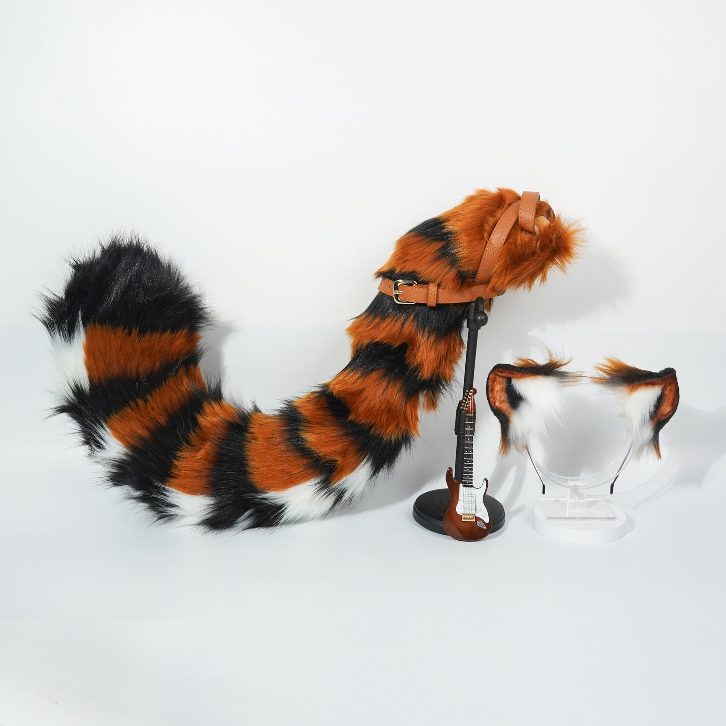 tiger costume,Artificial Fur-Plush Ears and Tail