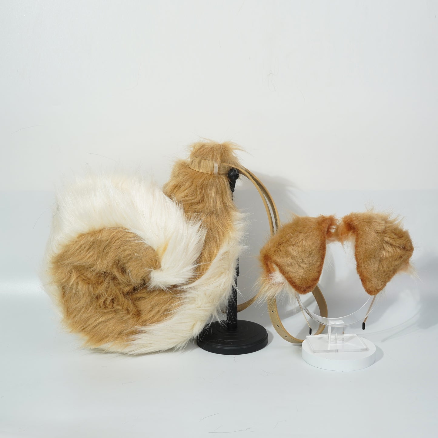 golden retriever puppies,Artificial Fur-Ear and Tail