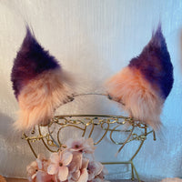 pink fox,Artificial Fur-Ears and Tail