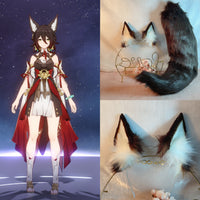 tingyun,Artificial Fur-Ears and Tail